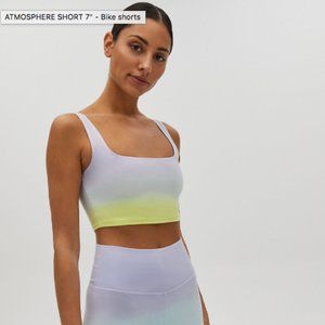 Aritzia TNA Tie Dye Tank and Biker Short Set M